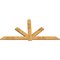 Ekena Millwork Kennewick Rough Sawn Timber Gable Bracket, Western Red Cedar, 96"W x 48"H x 2"D x 6"F, 12/12 Pitch GBW096X48X0206KEN00RWR - alternate 2